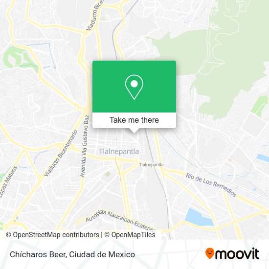 Chícharos Beer map