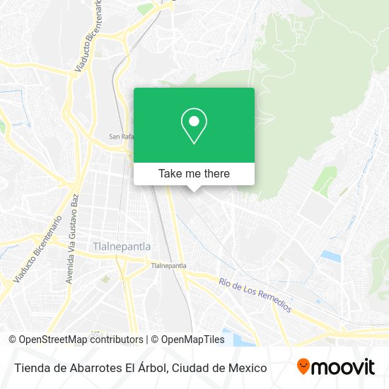 Tienda de Abarrotes El Árbol map