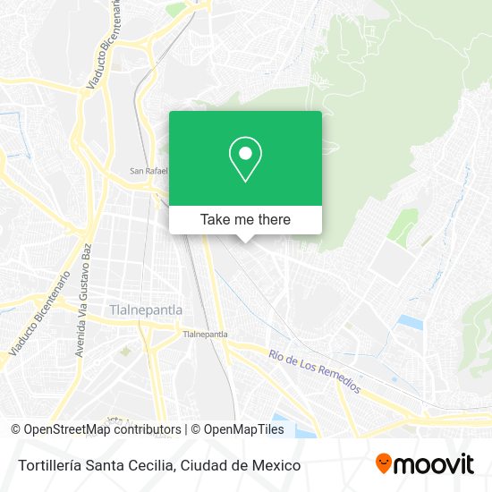 Mapa de Tortillería Santa Cecilia