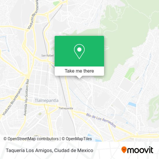 Mapa de Taquería Los Amigos