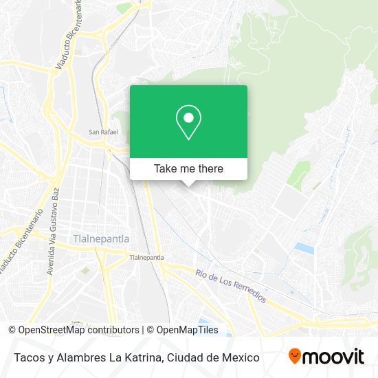 Tacos y Alambres La Katrina map