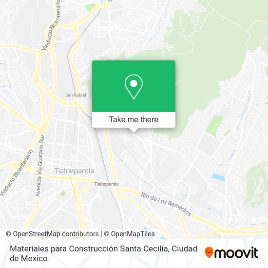 Materiales para Construcción Santa Cecilia map
