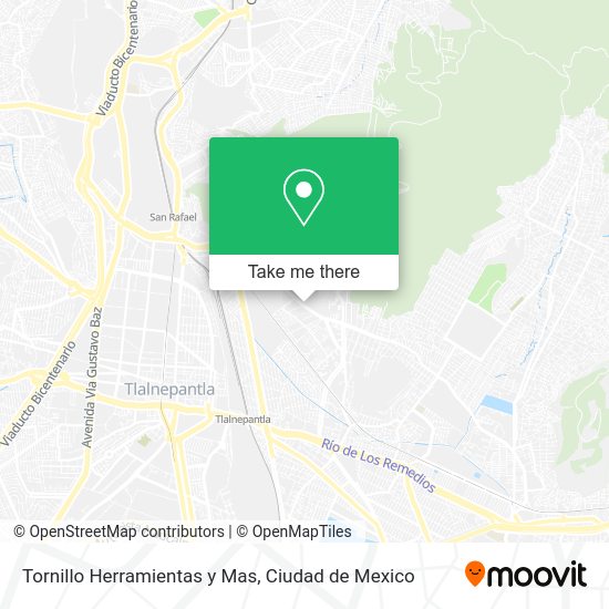 Mapa de Tornillo Herramientas y Mas