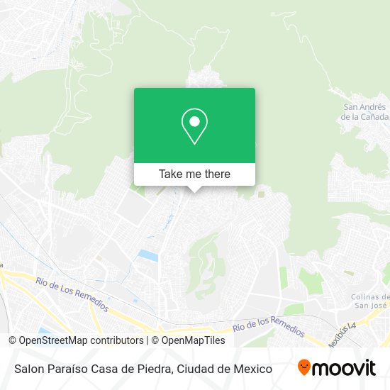 Mapa de Salon Paraíso Casa de Piedra