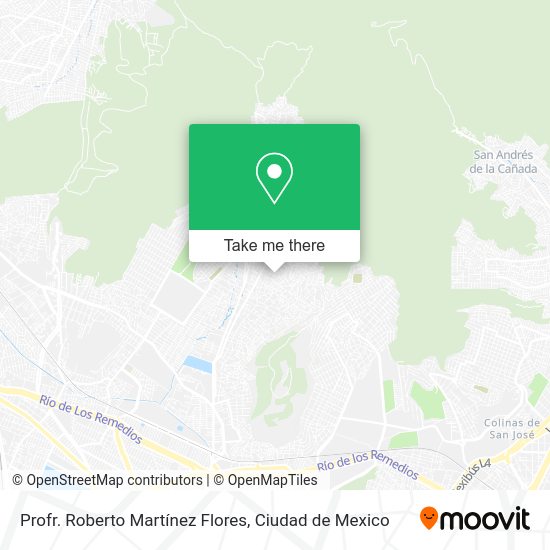 Profr. Roberto Martínez Flores map