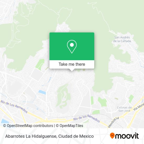 Abarrotes La Hidalguense map