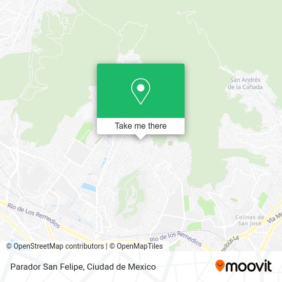 Mapa de Parador San Felipe