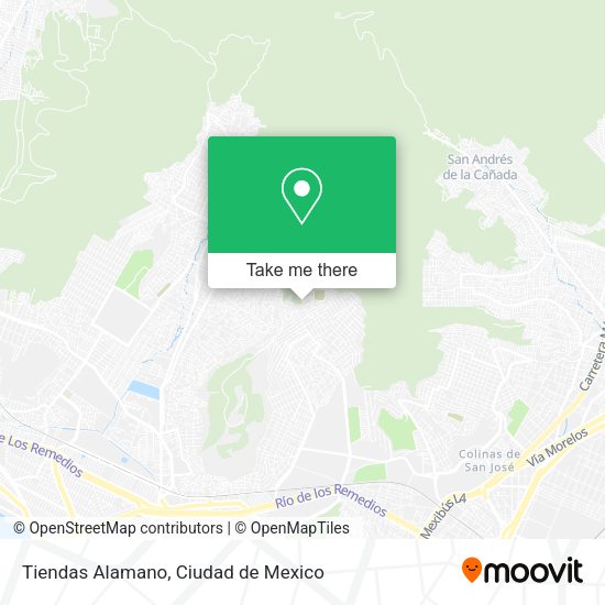 Mapa de Tiendas Alamano