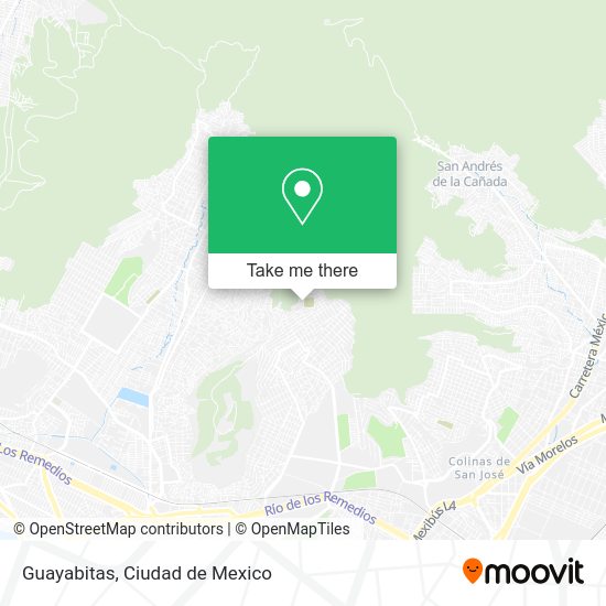 Mapa de Guayabitas