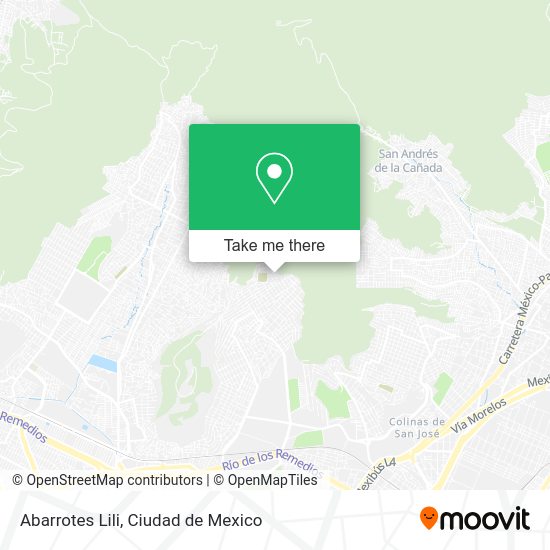 Abarrotes Lili map