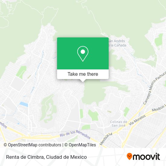 Renta de Cimbra map