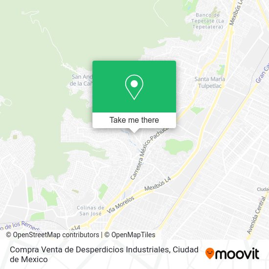Compra Venta de Desperdicios Industriales map
