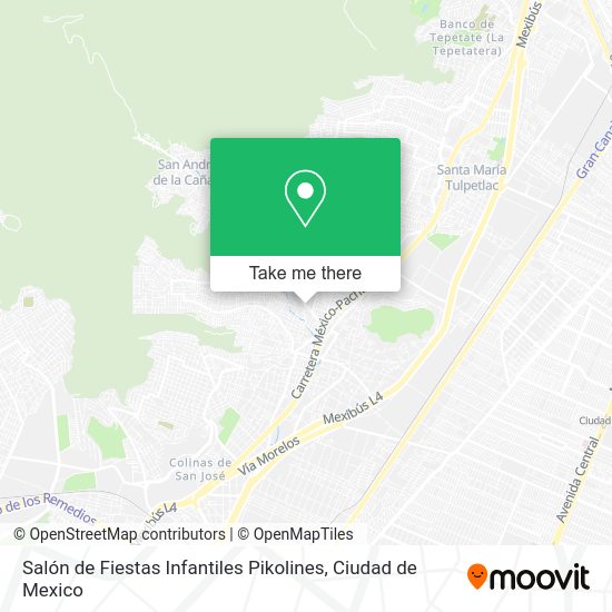 Mapa de Salón de Fiestas Infantiles Pikolines