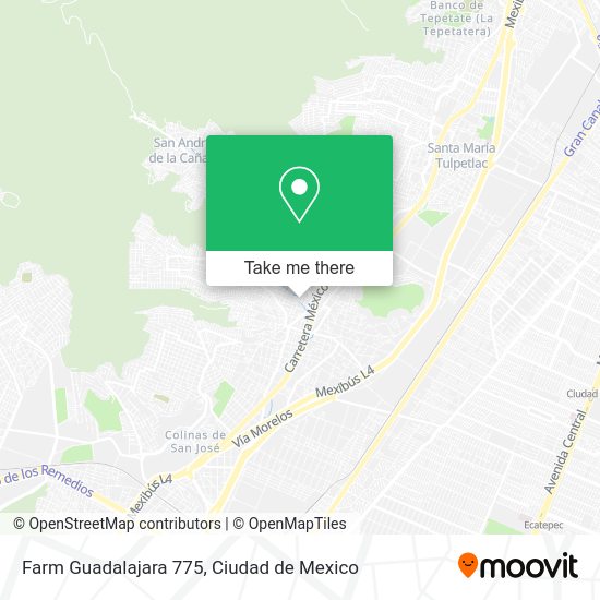Mapa de Farm Guadalajara 775