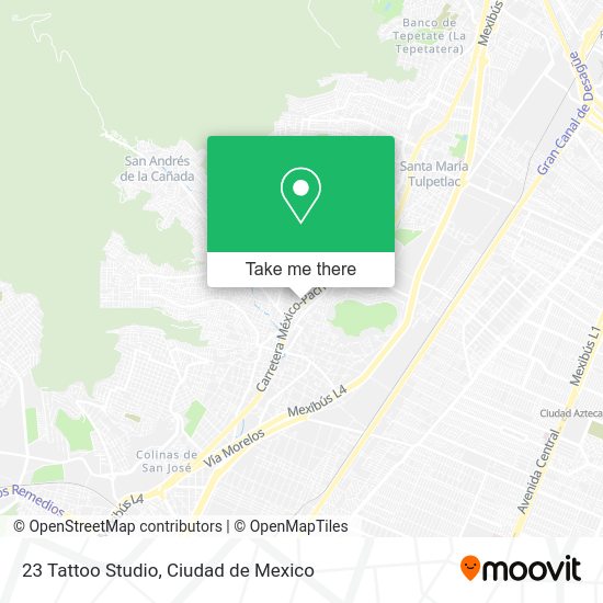 23 Tattoo Studio map