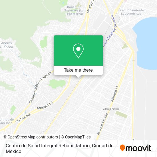 Centro de Salud Integral Rehabilitatorio map