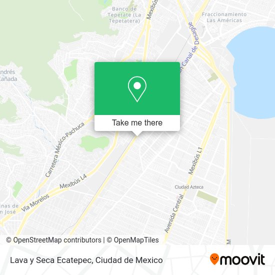 Mapa de Lava y Seca Ecatepec