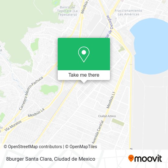 8burger Santa Clara map