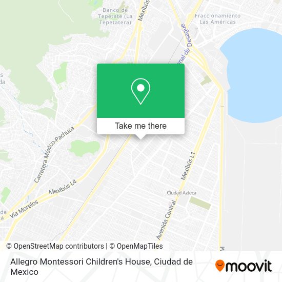 Mapa de Allegro Montessori Children's House