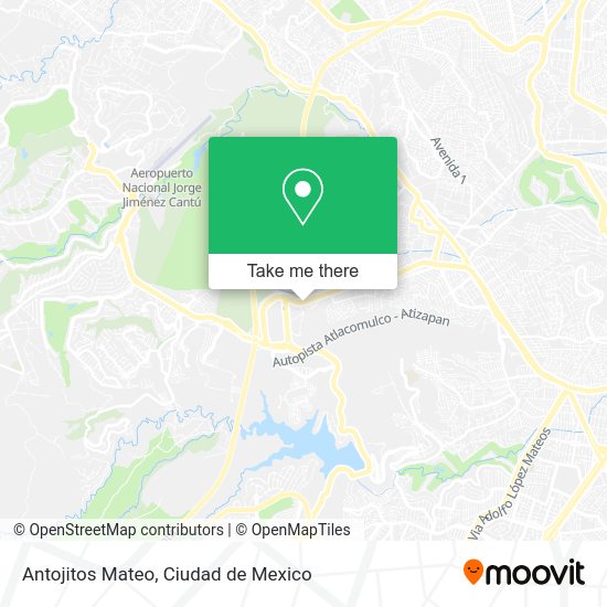 Antojitos Mateo map
