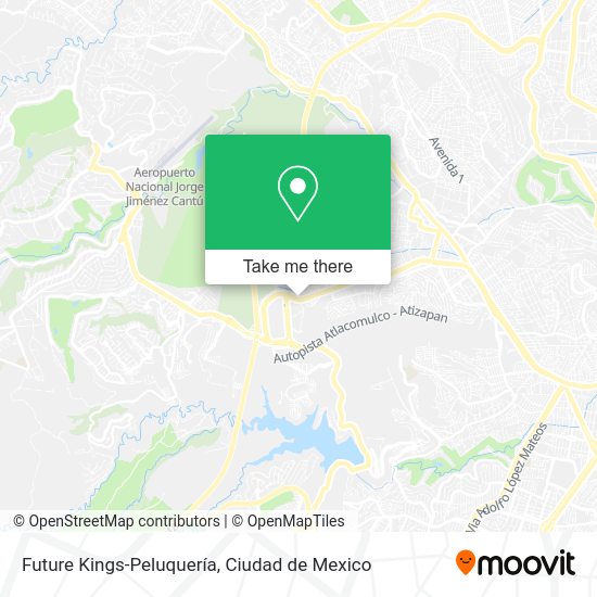 Future Kings-Peluquería map