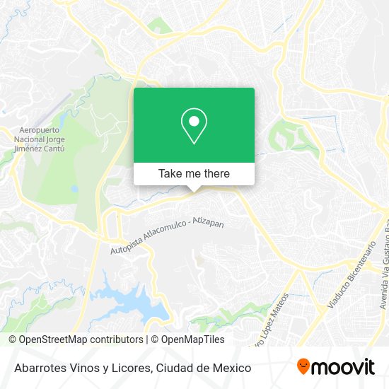 Mapa de Abarrotes Vinos y Licores