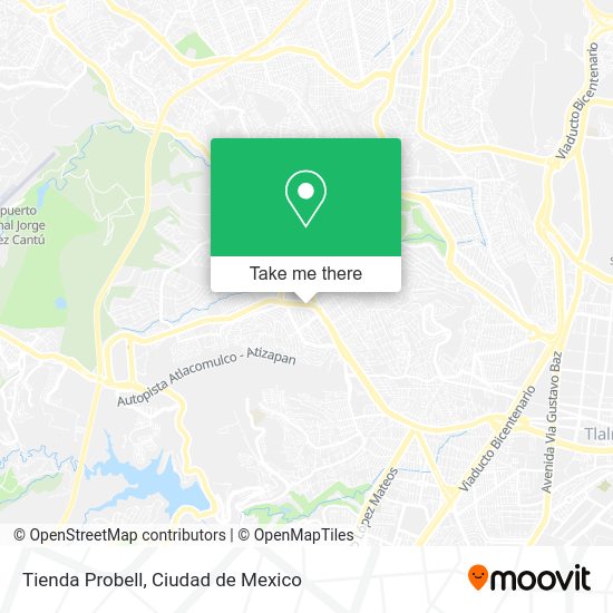 Tienda Probell map