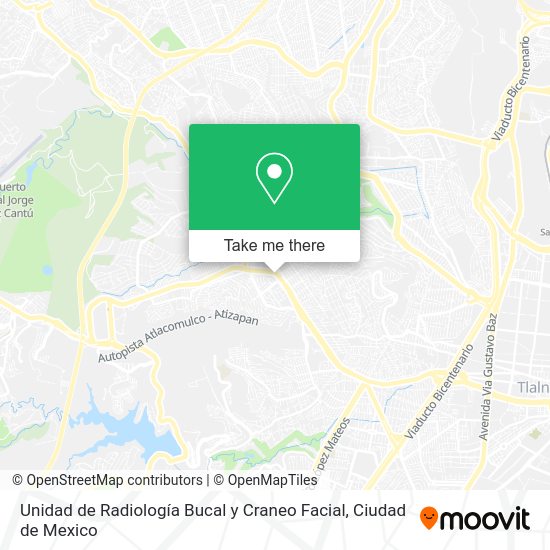 Unidad de Radiología Bucal y Craneo Facial map