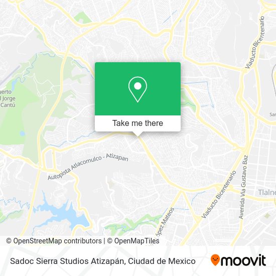 Mapa de Sadoc Sierra Studios Atizapán