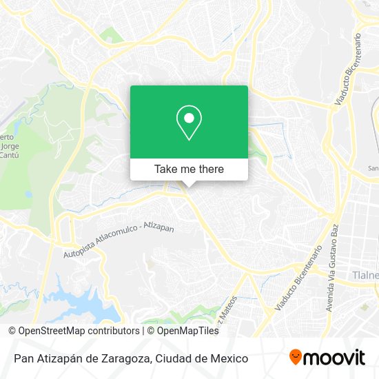 Mapa de Pan Atizapán de Zaragoza