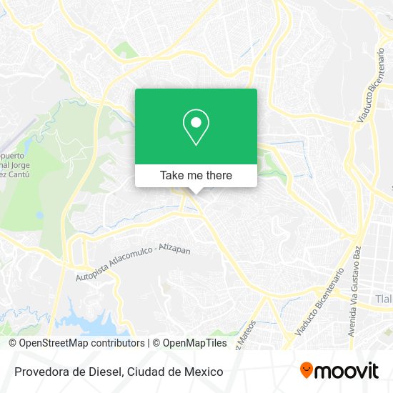 Provedora de Diesel map