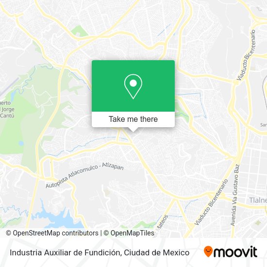 Mapa de Industria Auxiliar de Fundición