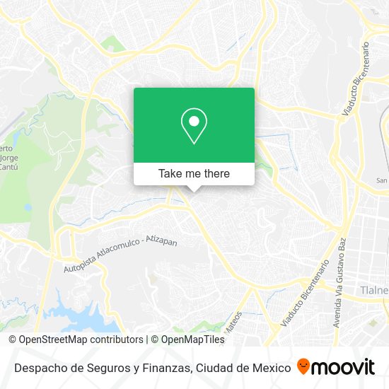 Despacho de Seguros y Finanzas map