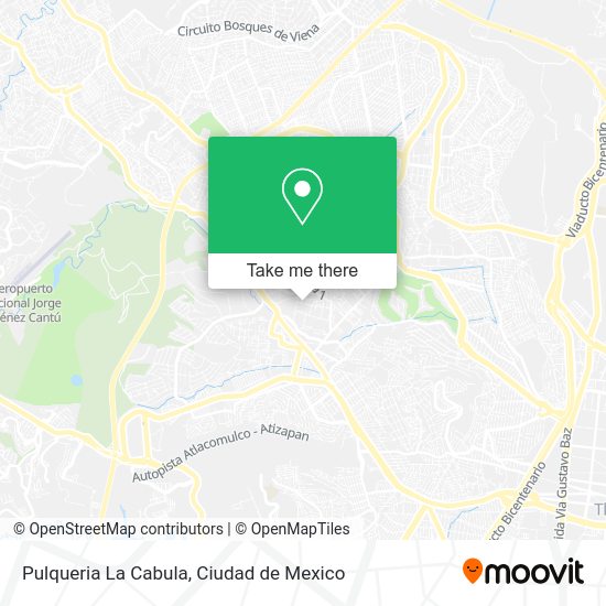Pulqueria La Cabula map