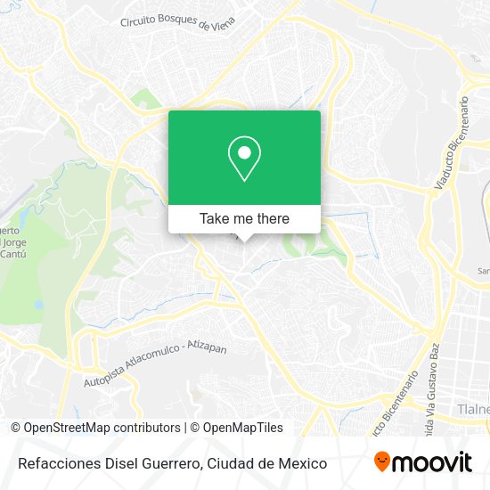 Refacciones Disel Guerrero map