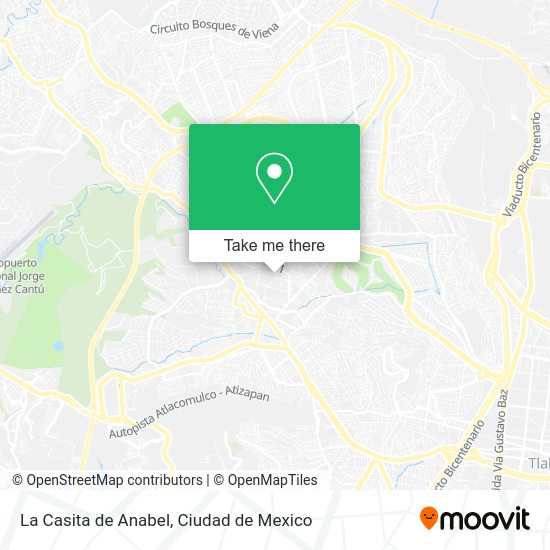 La Casita de Anabel map