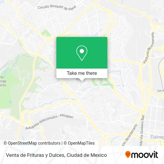 Mapa de Venta de Frituras y Dulces