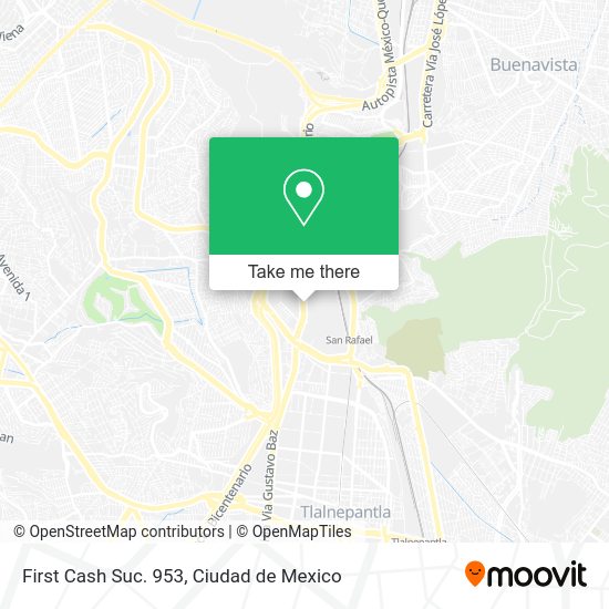 First Cash Suc. 953 map