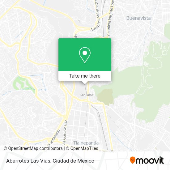 Mapa de Abarrotes Las Vias