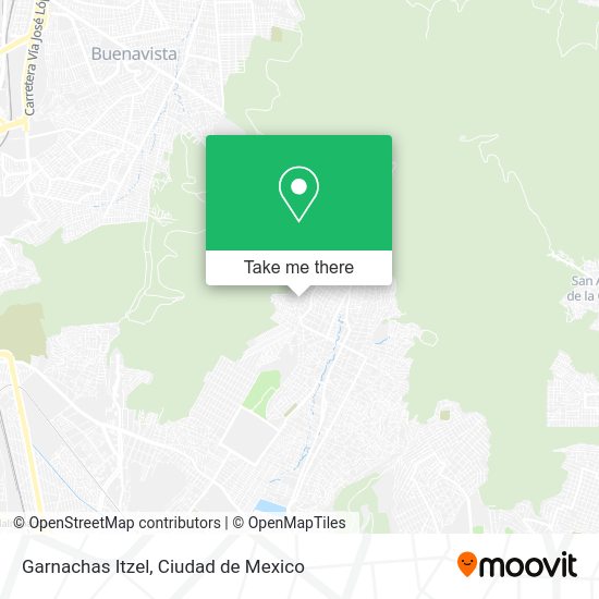 Garnachas Itzel map