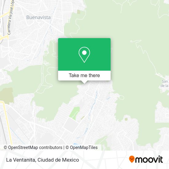 Mapa de La Ventanita