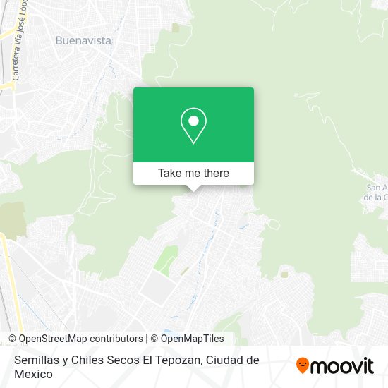 Semillas y Chiles Secos El Tepozan map