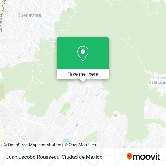 Juan Jacobo Rousseau map