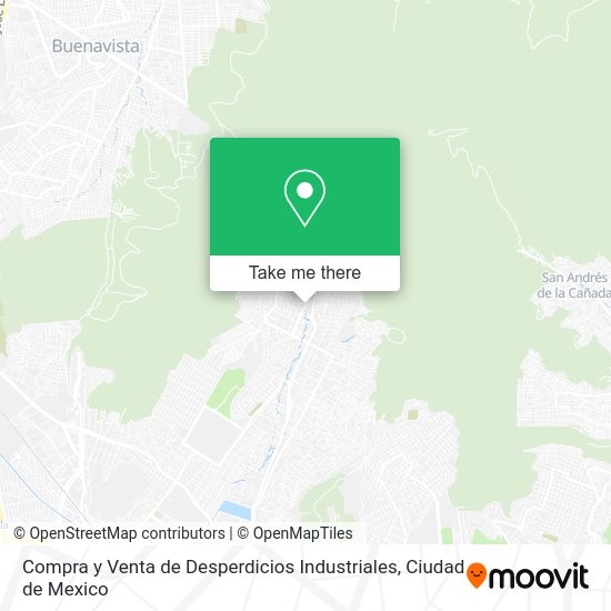 Compra y Venta de Desperdicios Industriales map