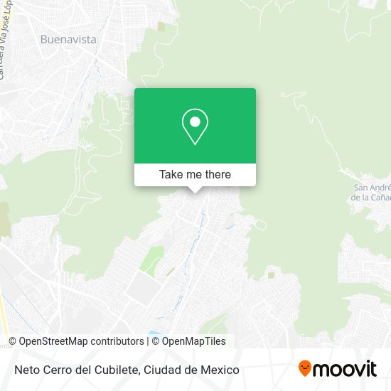 Mapa de Neto Cerro del Cubilete