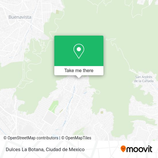 Mapa de Dulces La Botana