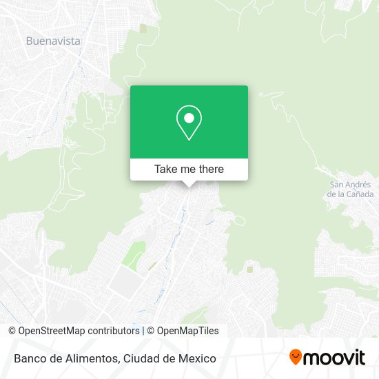 Banco de Alimentos map