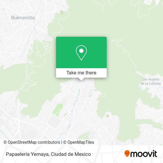 Mapa de Papaelería Yemaya