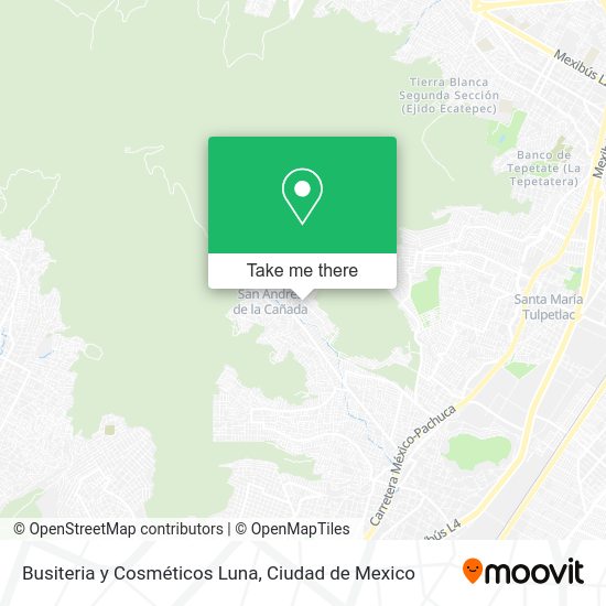 Busiteria y Cosméticos Luna map