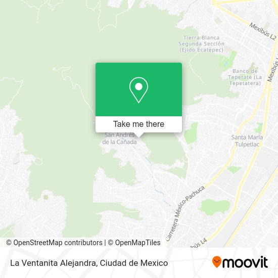 La Ventanita Alejandra map